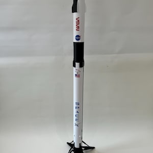 Spacex Falcon 9 Crew Dragon Rocket Model - scale 76 760mm 30inch - Assembled