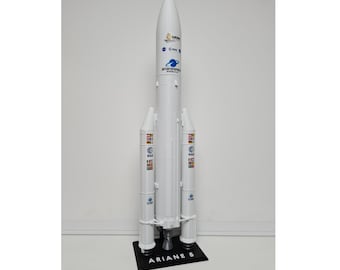 Modèle réduit de fusée Ariane 5 Plus ECA à l'échelle 1:144 Télescope WEBB 400 mm