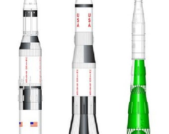 USSR Soviet N1 Model Rocket 1:115 Scale 920mm 36inch - Etsy 日本