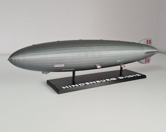 LZ-129 Hindenburg 10inch scale 1:1000 Assembled model 3Dprinted Gift  Fast Shipping