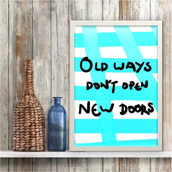 New Doors Quote Inspirational Quotes Motivational Quotes Etsy