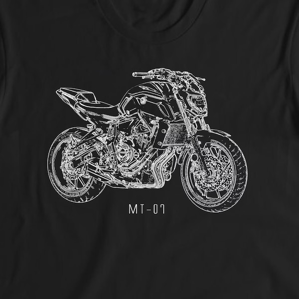 MT07 FZ07 Portrait T-Shirt