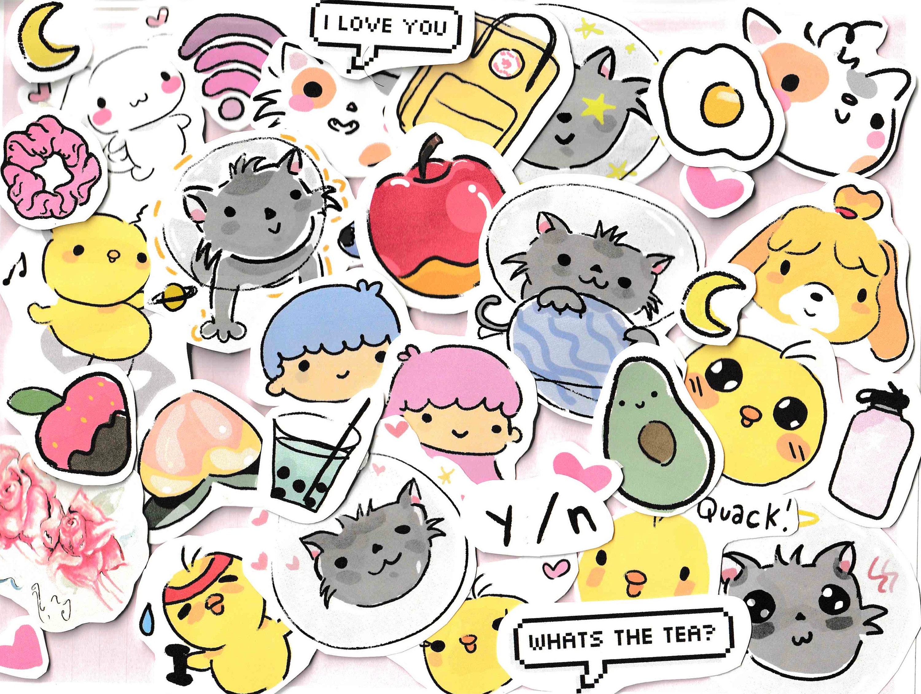 PB Kawai Journal Stickers For Decorate And Organize Journal Planner