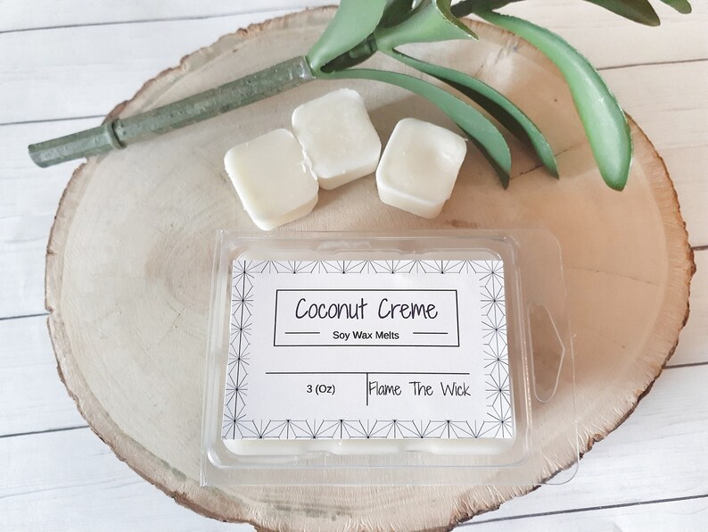 Coconut Creme Wax Melts Coconut Wax Melts Coconut Fragrance Etsy