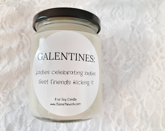 Happy Galentine's Day Gift, Valentine's Day Gift, Girl Friend Gift, Candle Gift, Galentine Gift, Galentine Candle