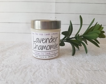Lavender Scented Soy Candle Relaxation gift for her, Relaxation Candle, Lavender Chamomile Relaxation Calm Down Candle