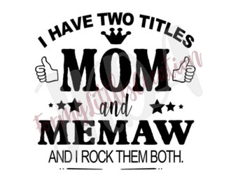Download I have two titles Dad and Papa SVG-Digital File | Etsy