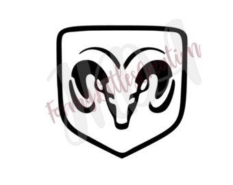 dodge ram logo etsy