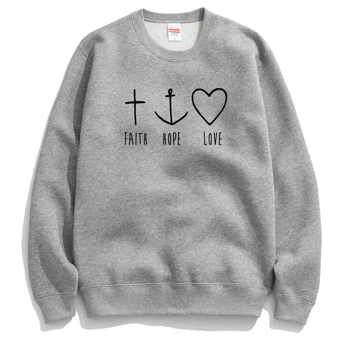 Faith Hope Love Sweatshirt Couple Gift Shirts Sweater | Etsy