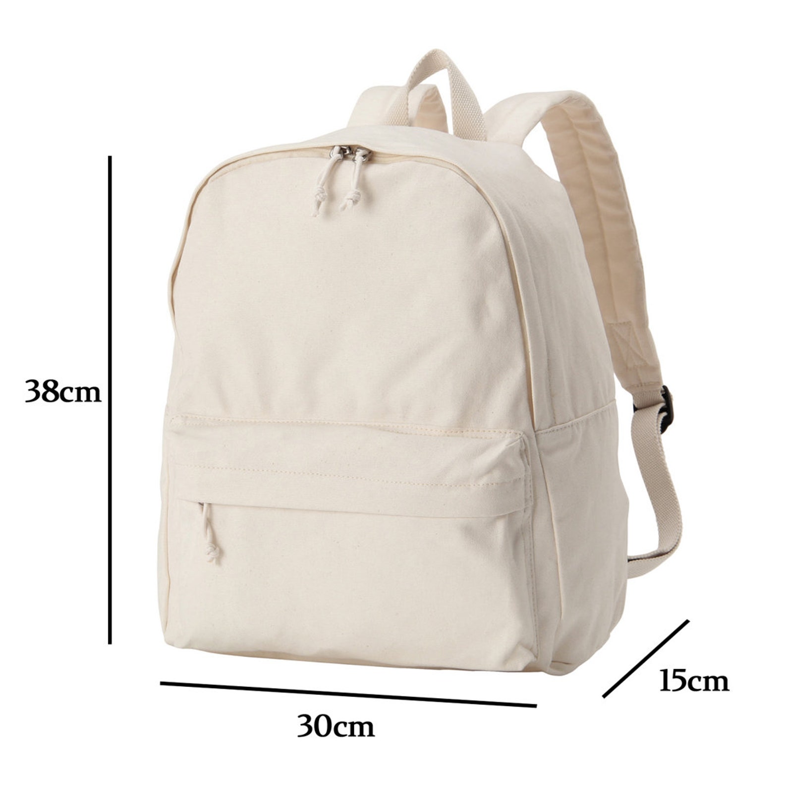 Abstract Stag Beige Canvas Backpack School Bag Gym Bag Etsy