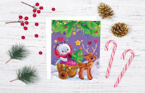 downloadable christmas card printable cartoon first christmas card download snowman xmas cards merry christmas tree cards kid deer print mum download christmas cards