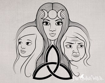 Maiden Mother Crone Clip Art