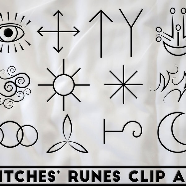 Witches Runes Clip Art