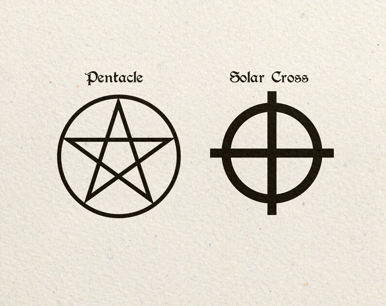 15 Religious Esoteric & Occult Symbols Vector Clip Art Etsy