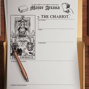 Printable Tarot Worksheets (Major Arcana)