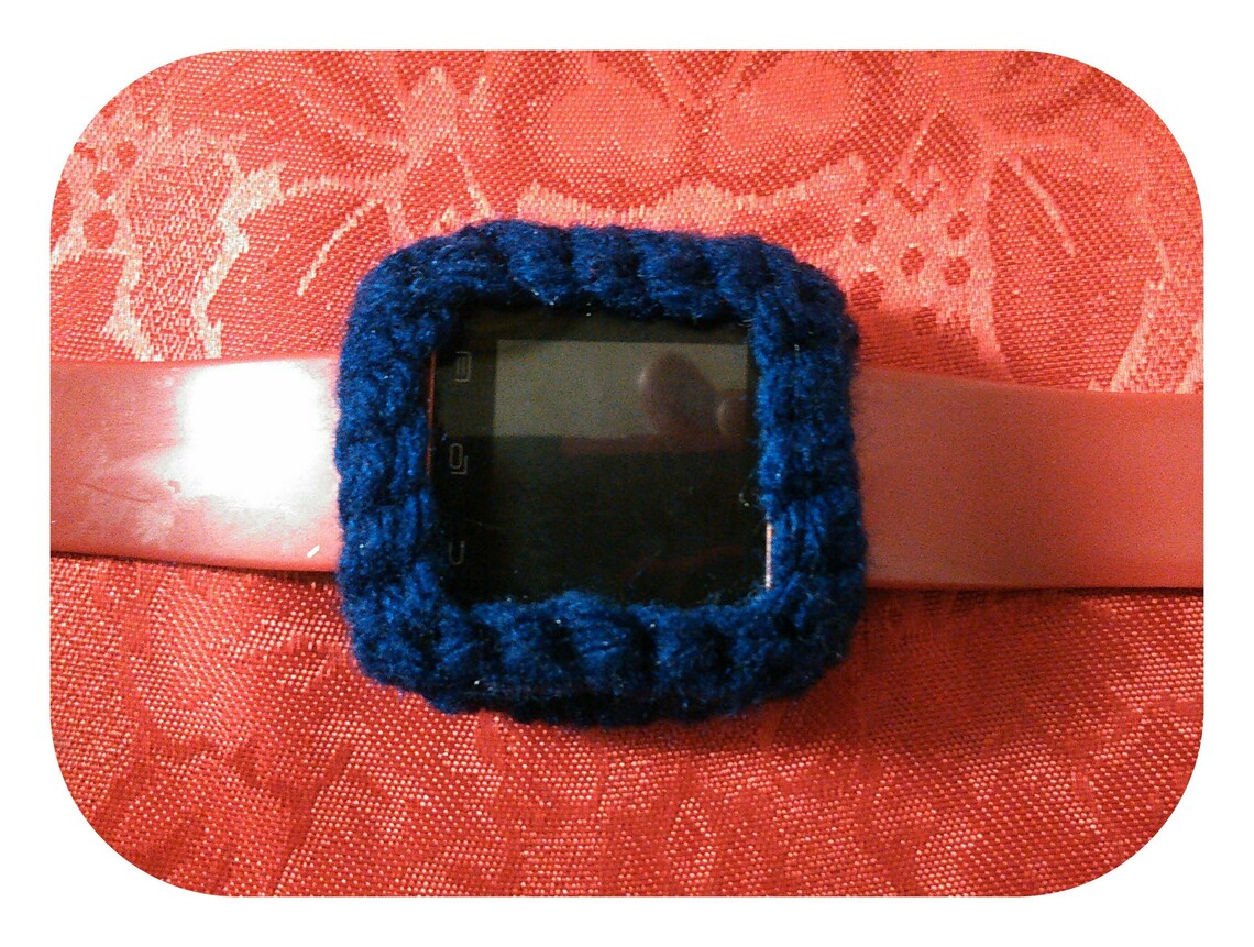 Elect Blue Smart Watch Face Covers crochet Etsy
