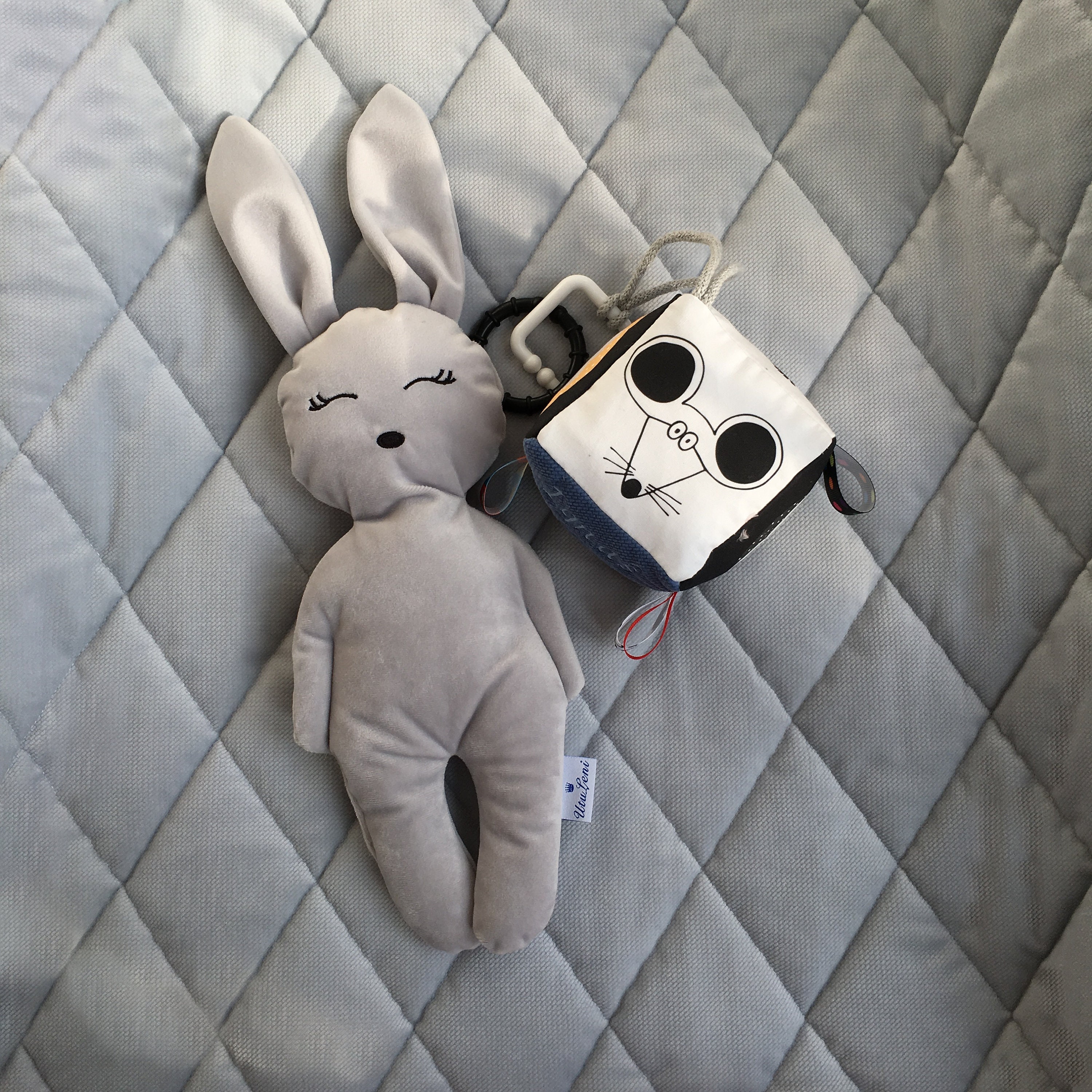cuddly rabbit soft toy