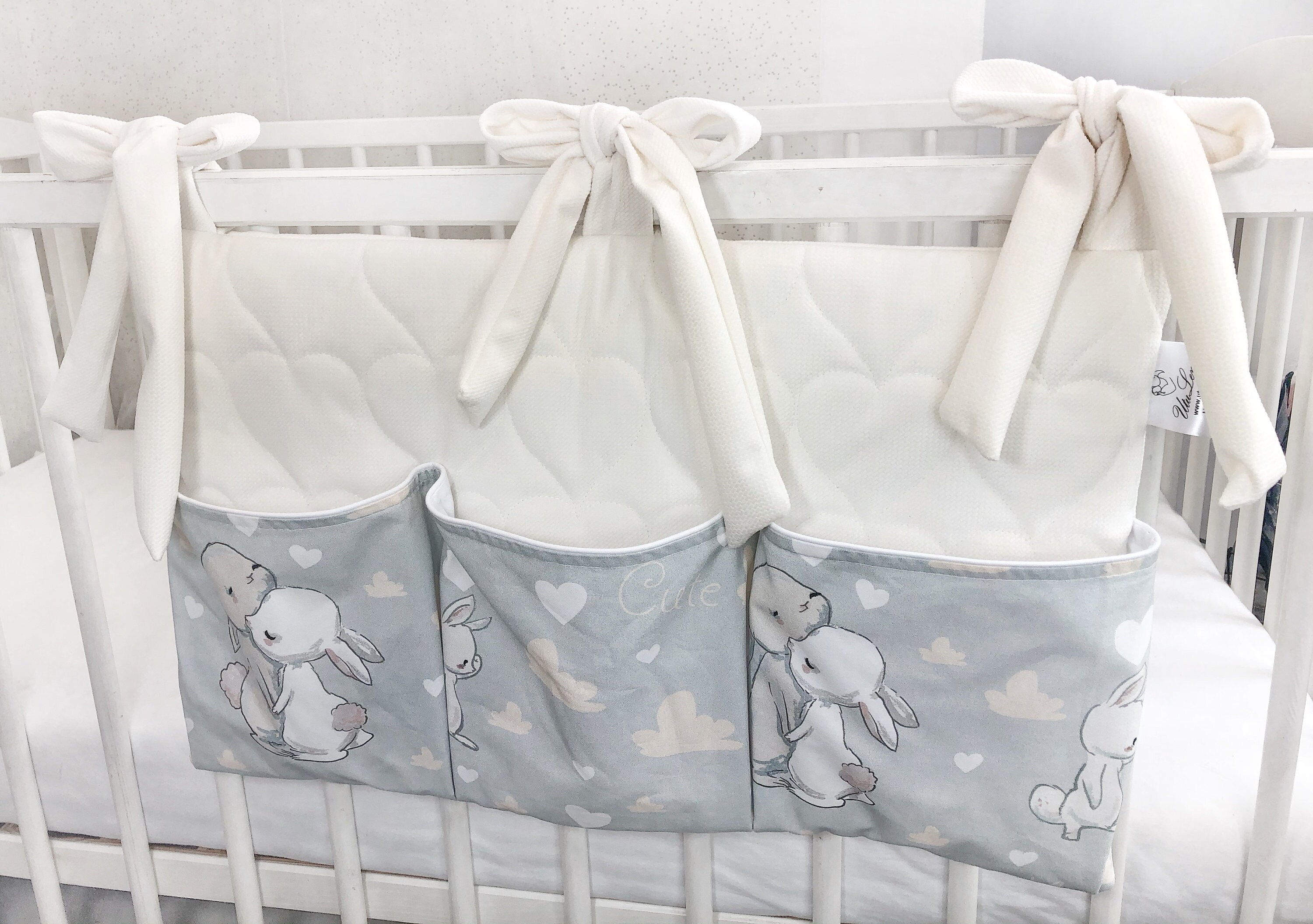 Nursery Crib Organizer Crib Organizer Baby Floor Nursery Etsy UK