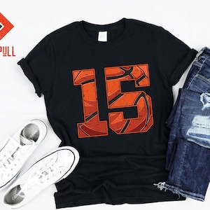 Basketball Anniversaire Garçon Fille Ayant Quinze Ans 15 Ans 15ème Bday Fête Thème Décors Fournitures Tshirt Hoodie Pour Garçons Filles Enfants Tout-petits