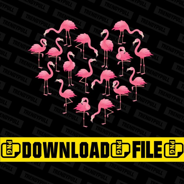 Flamingo Heart PNG Digital Download, Flamingo lover PNG Flamingo Heart PNG Flamingo Sublimation design, Flamingo sublimation