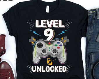 9 year old birthday shirt ideas
