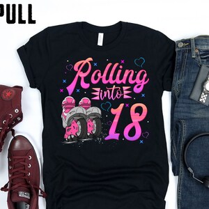 rollen in 18 Shirt