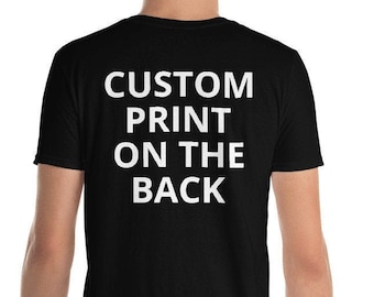 Extra Custom Print on the back