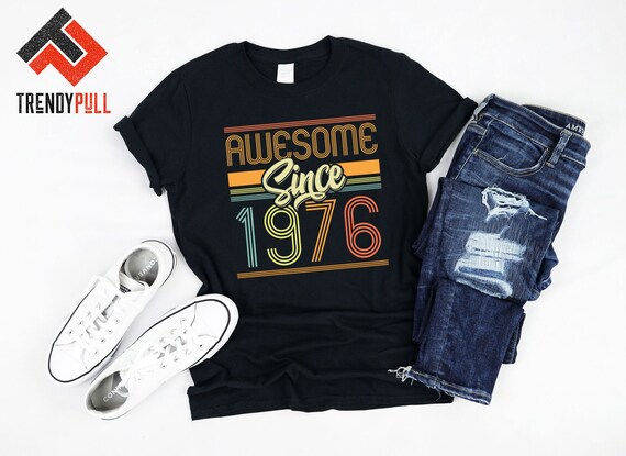 Retro Vintage 1972 T-Shirt 46 Yrs Old Bday 46th Birthday Retro Vintage 1972 T-Shirt 46 Yrs Old Bday 46th Birthday