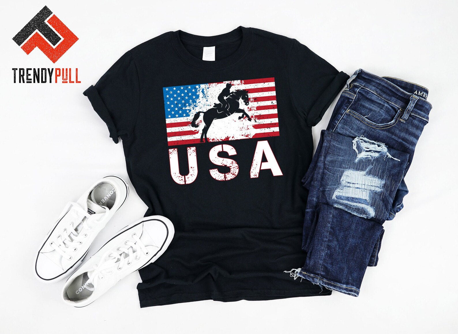 USA Equestrian team Shirt Tank Hoodie Awesome American Etsy