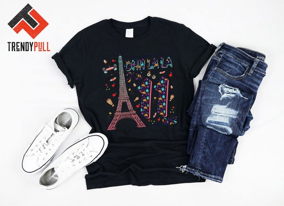 Paris Theme 11th Birthday Shirt For Girls Paris Theme 11th Birthday Shirt For Girls