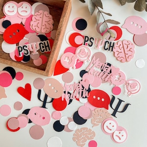 Psychology Confetti ~ Graduation Party ~ Neurology ~ Mental Health ~ Grad Party Decor