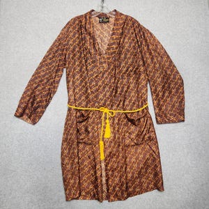 mens short length dressing gowns Brushed Cotton Dressing Gown