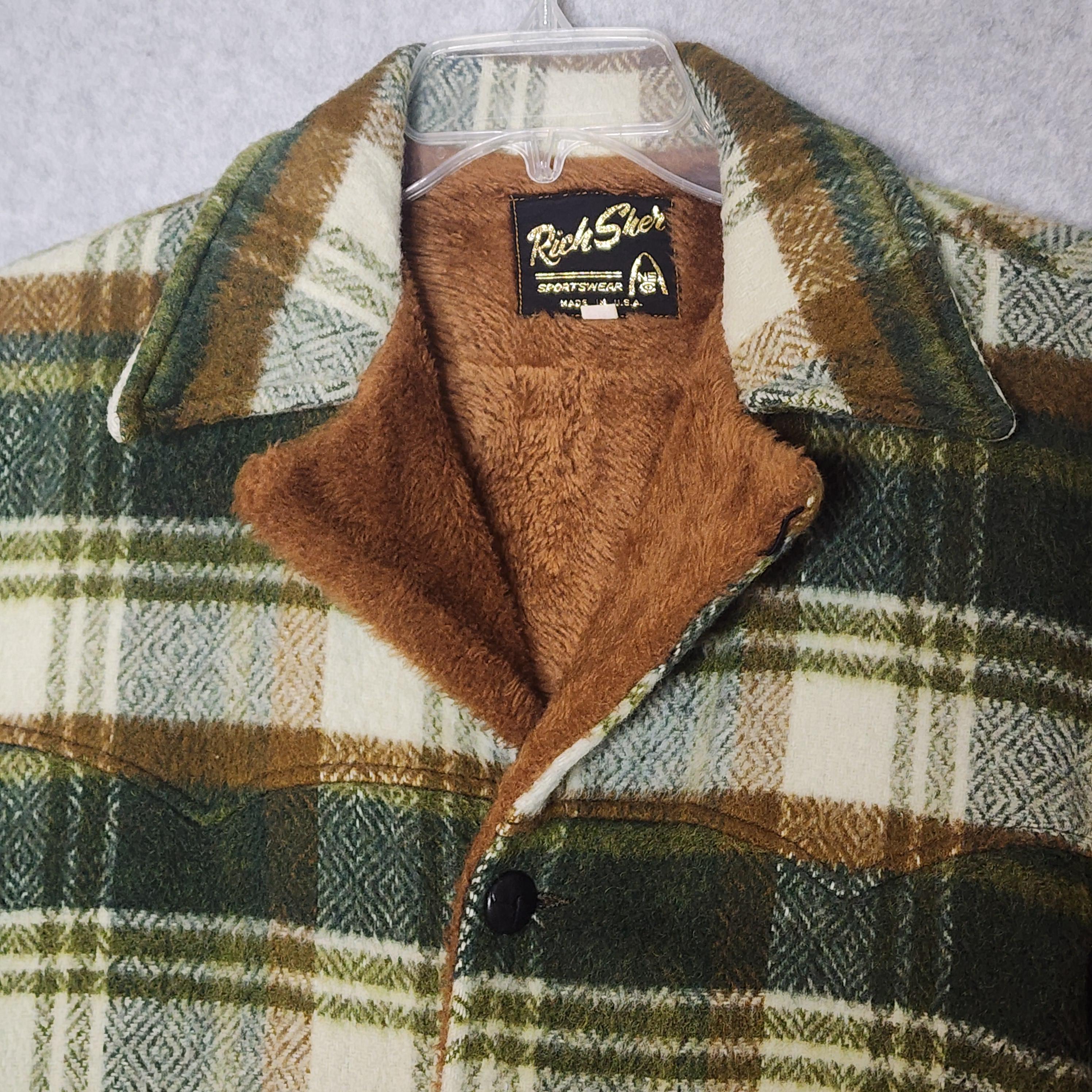 60〜70s vintage wool collarless jacket 70s Vintage Wool Jacket - Etsy