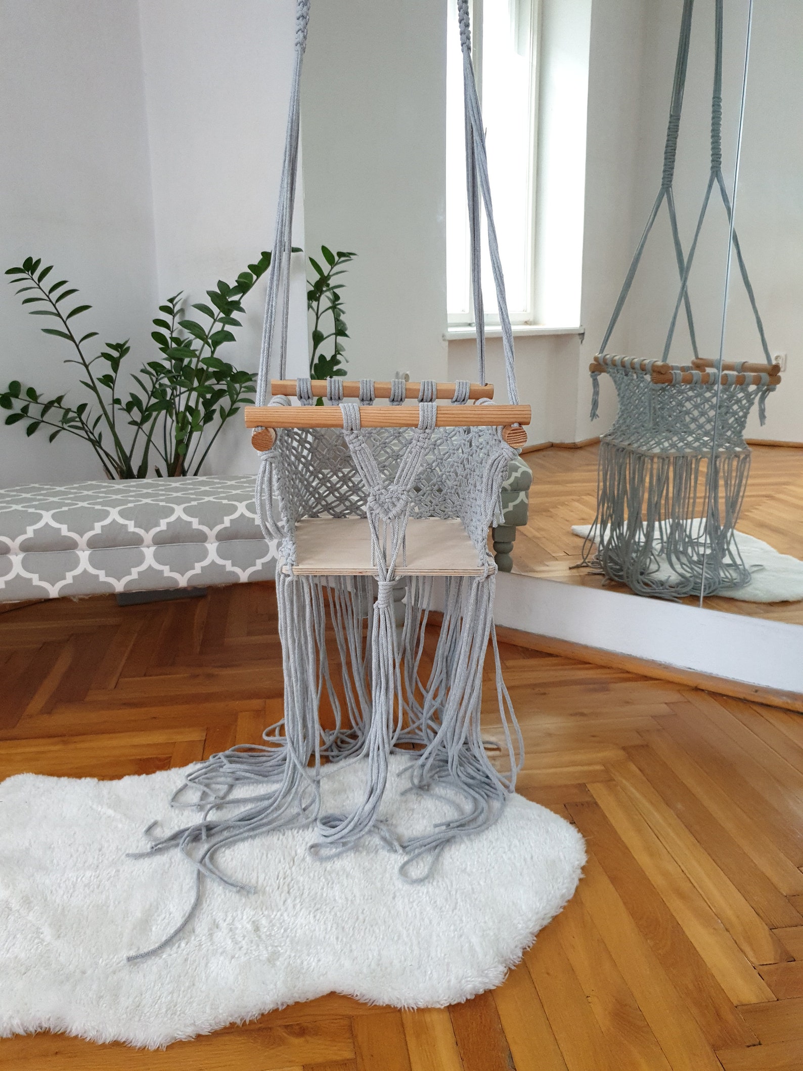 Swing macrame for baby infant/MacBook Swing/baby Etsy