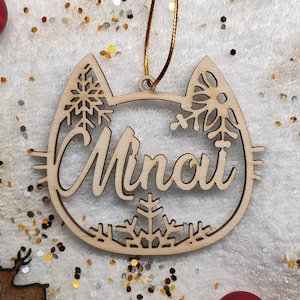 Personalized Christmas ball cat dog animal animals