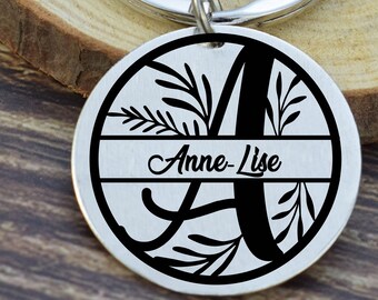 Personalized key ring birthday souvenir letters first names gifts Gift for dad grandpa mom grandma birthday