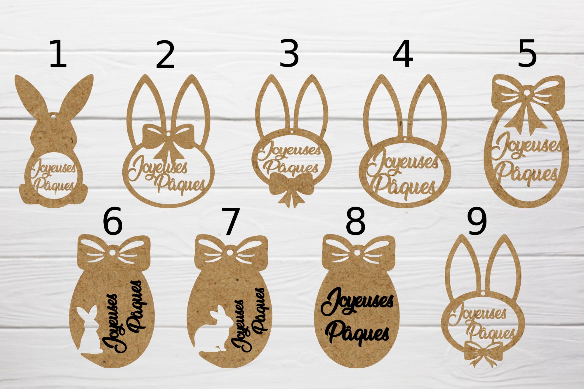 Décoration Bois Prénom Paques Personnalisable Décoration à Suspendre Joyeuses Cadeaux Enfant