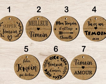 Gegraveerde houten sleutelhanger bruiloft getuige Bruiloft sleutelhanger geschenken nodigt uit tot een ideaal geschenk, aanpasbare sleutelhanger huwelijksgeschenken