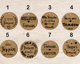 Gegraveerde houten sleutelhanger bruiloft getuige Bruiloft sleutelhanger geschenken nodigt uit tot een ideaal geschenk, aanpasbare sleutelhanger huwelijksgeschenken