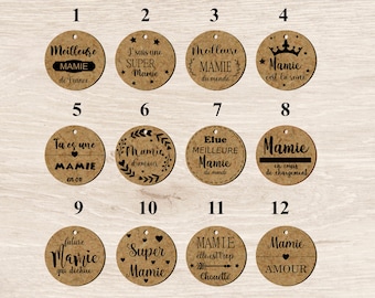 Schlüsselanhänger aus Holz mit Gravur für Tante, Onkel, Oma, Papa, Mutter, Patin, Patin, ideales Geschenk, personalisierter, anpassbarer Schlüsselanhänger