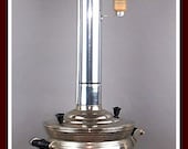 Vintage Soviet Samovar wood TULA ZSHV Fire Samovar 7 liters pipe chimney USSR