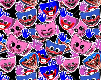 Digital Seamless Pattern With Background File - Etsy