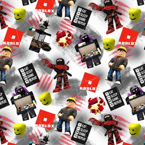 Roblox Girl Seamless Pattern for your Gamer Girl. Roblox Pattern for  crafting, fabrics, scrapbooking, etc.