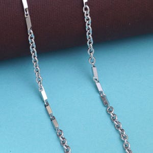 Handmade Thick Sterling Silver Chain for Men - Durable Link Necklace