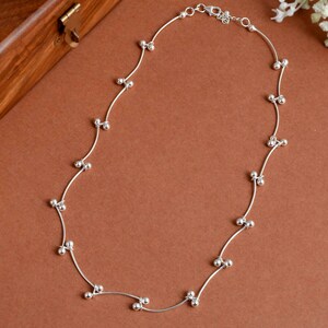 925 sterling silver party wear Necklace for Women and Girls