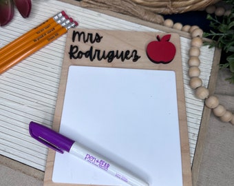 Teacher Notepad/Dry erase board