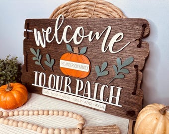 Our Pumpkin Patch | Fall Pumpkin Sign