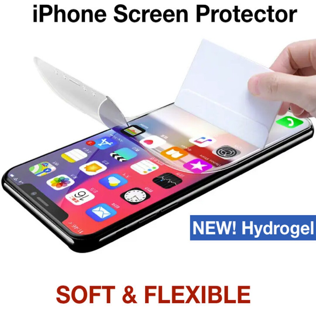 Hydrogel Screen Protector for iPhone 13 Pro Max Flexible Screen