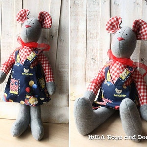 Small Mouse Toy Small Mouse Doll Mouse Decorative Toy Mouse Nursery Decor Mouse Gift Kid Toddler Children Mouse Doll Birthday Gift Newborn