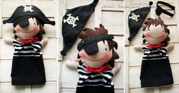 pirate hand puppet